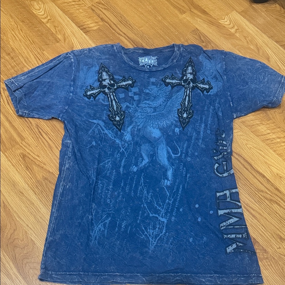Men's Blue Graphic Tee